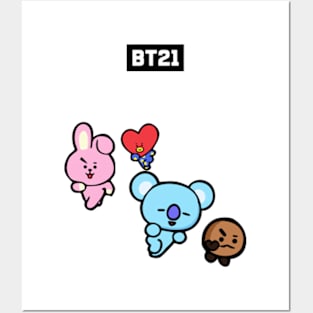 bt21 bts exclusive design 11 Posters and Art